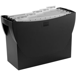 HAN 1900-13, SWING Suspension file box. The mobile office. Innovative design for 20 suspension files, integrated holder, black HAN 1900-13, SWING Suspension file box. The mobile office. Innovative design for 20 suspension files, integrated holder, black
