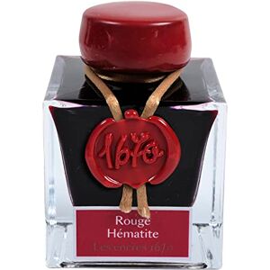 Jacques Herbin 15026JT- One bottle of 1670 gold glitter ink for fountain pen, rollerball, glass nib and fountain penholder 50 ml, Hematite Red calligraphy Jacques Herbin 15026JT- One bottle of 1670 gold glitter ink for fountain pen, rollerball, glass nib and fountain penholder 50 ml, Hematite Red calligraphy