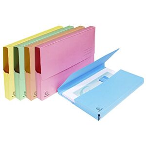 Exacompta Ref 47870E Super Pocket Wallets 245 x 325mm in Size, Suitable for A4 Documents, 30mm Expanding Gusset, 210gsm Midweight Manilla Assorted Colours (Pack of 25) Exacompta Ref 47870E Super Pocket Wallets 245 x 325mm in Size, Suitable for A4 Documents, 30mm Expanding Gusset, 210gsm Midweight Manilla Assorted Colours (Pack of 25)