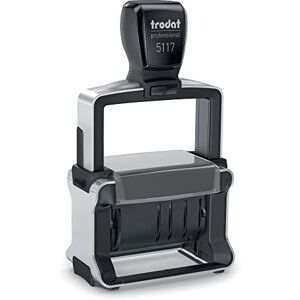 Trodat Professional Date Stamp 5117 with 12 Different Texts, Swedish Trodat Professional Date Stamp 5117 with 12 Different Texts, Swedish