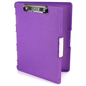 Dexas Slimcase 2 Storage Clipboard with Side Opening, 12.5 x 9.5 inches, Purple Glitter 3517-527GWP Dexas Slimcase 2 Storage Clipboard with Side Opening, 12.5 x 9.5 inches, Purple Glitter 3517-527GWP