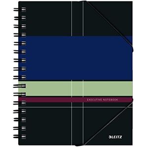 Leitz 44510000 Executive Be Mobile Notepad A5 Ruled Spiral Bound with Polypropylene Cover, Multi-Colour Leitz 44510000 Executive Be Mobile Notepad A5 Ruled Spiral Bound with Polypropylene Cover, Multi-Colour