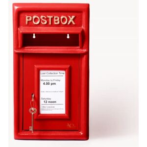 Assorted Collections Post Box Classic Large Letter Box Lockable With 2 Keys, Pole Mounted Heavy Duty Cast Iron Mail Box, Easy To Install, 44 x 24 x 25 cms, 12.8 kg (Red, 25D x 44H) Assorted Collections Post Box Classic Large Letter Box Lockable With 2 Keys, Pole Mounted Heavy Duty Cast Iron Mail Box, Easy To Install, 44 x 24 x 25 cms, 12.8 kg (Red, 25D x 44H)