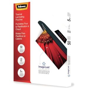 Fellowes ImageLast 5204002 5mm Thermal Laminating Pouches Without Paper Jam, Letter Size, Clear (Pack of 50) Fellowes ImageLast 5204002 5mm Thermal Laminating Pouches Without Paper Jam, Letter Size, Clear (Pack of 50)