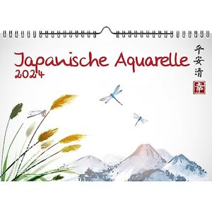 Seelenzauber Japanese Watercolours DIN A4 Calendar for 2024 Japan City and Country Seelenzauber Japanese Watercolours DIN A4 Calendar for 2024 Japan City and Country