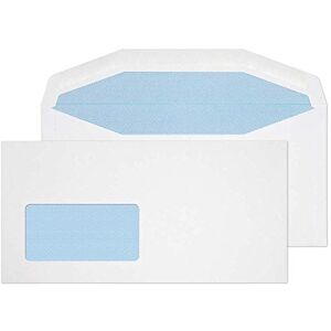 Blake Purely Everyday DL+ 114 x 229 mm 110gsm Mailer Gummed Low Window Envelopes (8704) White Pack of 1000 Blake Purely Everyday DL+ 114 x 229 mm 110gsm Mailer Gummed Low Window Envelopes (8704) White Pack of 1000