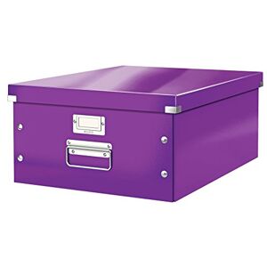 Leitz A3 Storage Box, Click and Store Range 60450062 Large, Purple Leitz A3 Storage Box, Click and Store Range 60450062 Large, Purple