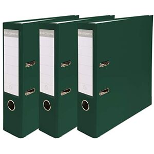 Exacompta Ref 918405SE Lever Arch File 80mm Spine, Suitable for A4 Documents, Holds Up To 600 Sheets, Polypropylene Exterior / Paper Inner Dark Green (Pack of 3) Exacompta Ref 918405SE Lever Arch File 80mm Spine, Suitable for A4 Documents, Holds Up To 600 Sheets, Polypropylene Exterior / Paper Inner Dark Green (Pack of 3)
