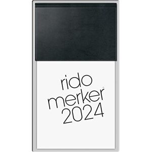 rido/idé Daily calendar model Merker 2024, 1 page = 1 day, sheet size 10.8 x 20.1 cm, black rido/idé Daily calendar model Merker 2024, 1 page = 1 day, sheet size 10.8 x 20.1 cm, black