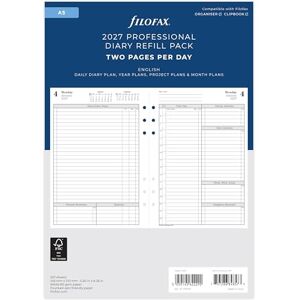 Filofax A5 Day to view English 2027 diary 27-TM7031 Filofax A5 Day to view English 2027 diary 27-TM7031
