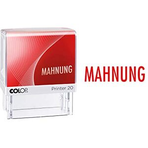 Colop 152225 Text Stamp Printer 20 with Text Mahnung Print Red in Folding Box Colop 152225 Text Stamp Printer 20 with Text Mahnung Print Red in Folding Box
