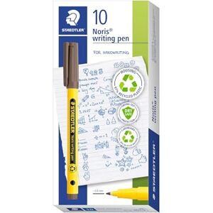 STAEDTLER Noris Handwriting Pen Warm Sepia Box of 10, 307-77 STAEDTLER Noris Handwriting Pen Warm Sepia Box of 10, 307-77
