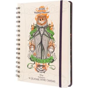 Grupo Erik 2026 Diary A5 Week To View Disney The Nightmare Before Christmas Gifts A5 Weekly Planner 2026 With Diary Stickers, Pocket, Bookmarks, January 2026 December 2026 Disney Gifts Grupo Erik 2026 Diary A5 Week To View Disney The Nightmare Before Christmas Gifts A5 Weekly Planner 2026 With Diary Stickers, Pocket, Bookmarks, January 2026 December 2026 Disney Gifts