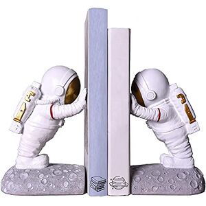 Joyvano Astronaut Bookends Book Ends to Hold Books Space Decor Bookends for Kids Rooms Bookends for Heavy Books Unique Book Holders with Anti-Slip Base Joyvano Astronaut Bookends Book Ends to Hold Books Space Decor Bookends for Kids Rooms Bookends for Heavy Books Unique Book Holders with Anti-Slip Base