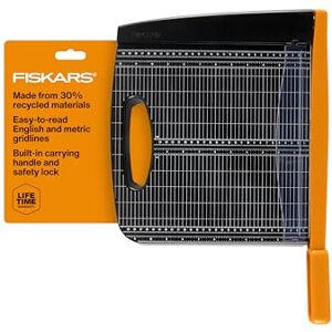 Fiskars Recycled Bypass Paper Trimmer 12" Cut Length Guillotine Paper Cutter with Self-Sharpening Blade Black Fiskars Recycled Bypass Paper Trimmer 12" Cut Length Guillotine Paper Cutter with Self-Sharpening Blade Black