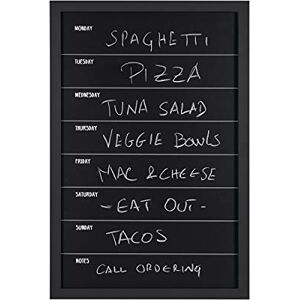 Bi-Office Chalkboard Week Planner, 400 x 600 mm, Black Frame Bi-Office Chalkboard Week Planner, 400 x 600 mm, Black Frame