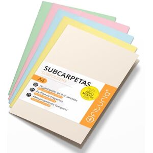 OFITURIA A4 Cardboard Subfolders, 180 g Paper Filing Folders, Sorter Folder for Documents, Pack of 50 Coloured Subfolders for Filing and Sorting – Ophituria (Soft Assorted) OFITURIA A4 Cardboard Subfolders, 180 g Paper Filing Folders, Sorter Folder for Documents, Pack of 50 Coloured Subfolders for Filing and Sorting – Ophituria (Soft Assorted)