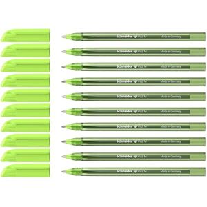 Schneider Vizz 102211 Ballpoint Pen for Easy and Quick Writing Colour Ink Barrel Medium Line Pack of 10 Light Green Schneider Vizz 102211 Ballpoint Pen for Easy and Quick Writing Colour Ink Barrel Medium Line Pack of 10 Light Green