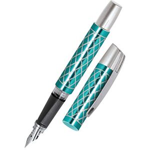 Online Ergonomic Fountain Pen for School/College -Campus Turquoise Medium Nib, Soft Grip Part, Standard Ink cartridges Online Ergonomic Fountain Pen for School/College -Campus Turquoise Medium Nib, Soft Grip Part, Standard Ink cartridges