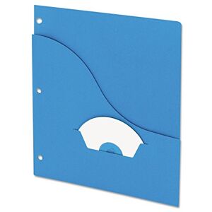 Pendaflex 32902 Essentials Slash Pocket Project Folders, 3 Holes, Letter, Blue (Pack of 25) Pendaflex 32902 Essentials Slash Pocket Project Folders, 3 Holes, Letter, Blue (Pack of 25)