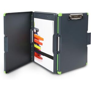 Dexas Duo Clipcase, Double Sided Clipboard Design, Portable Clipboards 13”x10” Gray/Green, Combine Style and Functionality Office Supplies for Nursing, School, Work, Trades, Home Office Dexas Duo Clipcase, Double Sided Clipboard Design, Portable Clipboards 13”x10” Gray/Green, Combine Style and Functionality Office Supplies for Nursing, School, Work, Trades, Home Office