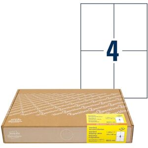 Avery 8025 Shipping Labels (1,200 Adhesive Labels A6, 105 x 148 mm on A4, Printable Shipping Labels for Hermes, DHL, GLS, DPD, UPS, FedEx, Self-Adhesive Address Labels, 3483) 300 Sheets Avery 8025 Shipping Labels (1,200 Adhesive Labels A6, 105 x 148 mm on A4, Printable Shipping Labels for Hermes, DHL, GLS, DPD, UPS, FedEx, Self-Adhesive Address Labels, 3483) 300 Sheets