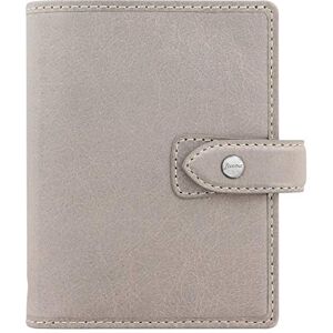 Filofax Malden Pocket Leather Organiser Stone Filofax Malden Pocket Leather Organiser Stone