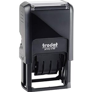 Trodat Printy 4750 / L2 Date Stamp with Text Paid-Black Trodat Printy 4750 / L2 Date Stamp with Text Paid-Black