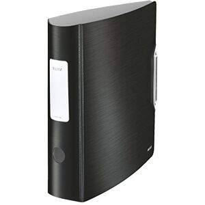 Leitz 11080094 multifunction folder (A4, round back (8, 2 cm wide) elastic band closure, plastic, Active Style) satin black Leitz 11080094 multifunction folder (A4, round back (8, 2 cm wide) elastic band closure, plastic, Active Style) satin black