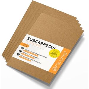 OFITURIA Folder A4 Cardboard Folders for Documents 240 g Classification Folder for Documents Pack of 50 Sturdy File Folders in Various Colours and Archiving (Two-Tone Kraft) OFITURIA Folder A4 Cardboard Folders for Documents 240 g Classification Folder for Documents Pack of 50 Sturdy File Folders in Various Colours and Archiving (Two-Tone Kraft)