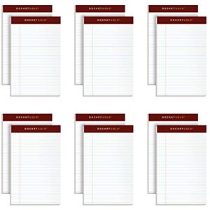 Tops Docket Gold Jr. Legal Ruled White Legal Pads (TOP63910) 5 x 8 Inch Tops Docket Gold Jr. Legal Ruled White Legal Pads (TOP63910) 5 x 8 Inch