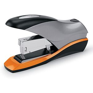 Swingline Stapler, 70 Sheet Capacity, Optima 70, Jam Free, Reduced Effort, Soft Grip, Metal, Silver, Black and Orange (87870) Swingline Stapler, 70 Sheet Capacity, Optima 70, Jam Free, Reduced Effort, Soft Grip, Metal, Silver, Black and Orange (87870)