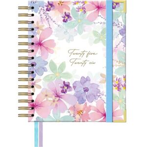 Takenote Academic Diary 2025 2026 A5 Size (16.5x20.5 cm), Week to View, Academic Format September to August, Double Wire-O Binding, Bilingual: Spanish & English Violet Takenote Academic Diary 2025 2026 A5 Size (16.5x20.5 cm), Week to View, Academic Format September to August, Double Wire-O Binding, Bilingual: Spanish & English Violet