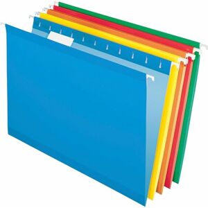 Pendaflex Reinforced Hanging File Folders, Legal Size, Assorted Colors, 1/5 Cut, Pack of 25 (04153 1/5 ASST) Pendaflex Reinforced Hanging File Folders, Legal Size, Assorted Colors, 1/5 Cut, Pack of 25 (04153 1/5 ASST)