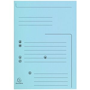 Exacompta Ref 334006E Super 210 Printed 2-Flap Folders 240 x 320mm in Size, Suitable for Holding A4 Documents, 210gsm Card, Pre-Printed Light Blue (Pack of 25) Exacompta Ref 334006E Super 210 Printed 2-Flap Folders 240 x 320mm in Size, Suitable for Holding A4 Documents, 210gsm Card, Pre-Printed Light Blue (Pack of 25)