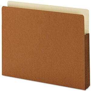 Smead File Pocket with Fully-Lined Gusset, Straight-Cut Tab, 1-3/4" Expansion, Letter Size, Redrope, 25 per Box (73254) Smead File Pocket with Fully-Lined Gusset, Straight-Cut Tab, 1-3/4" Expansion, Letter Size, Redrope, 25 per Box (73254)