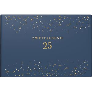 rido/idé Septimus Pocket Diary (2025) "Starry Night", 2 Pages = 1 Week, A6 Landscape, 128 Pages, Faux Leather Cover, Trendy, Flexible, Dark Blue rido/idé Septimus Pocket Diary (2025) "Starry Night", 2 Pages = 1 Week, A6 Landscape, 128 Pages, Faux Leather Cover, Trendy, Flexible, Dark Blue