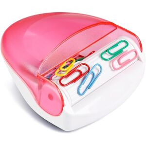 BITOSEE Paper Clip Holder, Magnetic Paper Clip Dispenser with 100pcs 28mm Pink Paper Clips, Cute Office Supplies for Desk Organizer BITOSEE Paper Clip Holder, Magnetic Paper Clip Dispenser with 100pcs 28mm Pink Paper Clips, Cute Office Supplies for Desk Organizer
