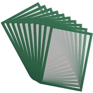 Djois Tarifold ES 195235 – Magneto PRO 10 A4 Magnetic Information Frame for Documents, Notices, Poster, Exchange and Quick Insert – Magnetic Back Metal Surfaces, Green, 10 Units Djois Tarifold ES 195235 – Magneto PRO 10 A4 Magnetic Information Frame for Documents, Notices, Poster, Exchange and Quick Insert – Magnetic Back Metal Surfaces, Green, 10 Units