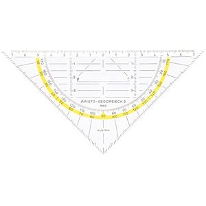 Aristo AR1553 Protractor Triangle with Grip Set of 10 Aristo AR1553 Protractor Triangle with Grip Set of 10