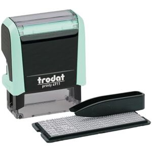 Trodat DIY Self-Inking Stamp Printy 4911 Pastel Green 3 lines, Black Print, 38 x 14 mm Trodat DIY Self-Inking Stamp Printy 4911 Pastel Green 3 lines, Black Print, 38 x 14 mm