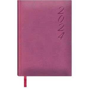 DOHE Diary 2024 – Day Page – Size: 15 x 21 cm (A5) – 336 Pages – Stitched Binding – Hardcover – Bougainvililla – Brasilia Model DOHE Diary 2024 – Day Page – Size: 15 x 21 cm (A5) – 336 Pages – Stitched Binding – Hardcover – Bougainvililla – Brasilia Model