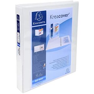 Exacompta ref. 51946E 1 customizable rigid opaque binder with 2 pockets 4 D-rings of 25 mm Spine 47 mm External dimensions: 32 x 27.7 cm Format to be filed A4 Maxi Colour: white Exacompta ref. 51946E 1 customizable rigid opaque binder with 2 pockets 4 D-rings of 25 mm Spine 47 mm External dimensions: 32 x 27.7 cm Format to be filed A4 Maxi Colour: white
