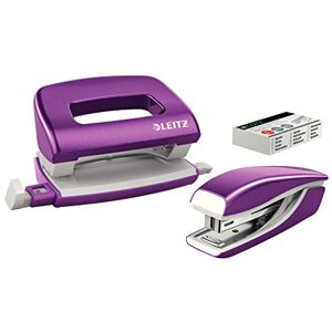 Leitz 55612062 Stapler and Hole Punch Set - Violet - Office Tools Leitz 55612062 Stapler and Hole Punch Set - Violet - Office Tools