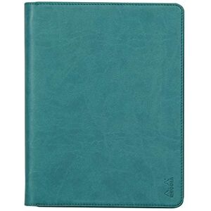 Rhodia 168103C rama Peacock Briefcase for Notepads and A5 or A5+ Notebooks Dimensions Closed 19.5x25.5 cm Pocket for Tablet Premium Faux Leather Rhodia 168103C rama Peacock Briefcase for Notepads and A5 or A5+ Notebooks Dimensions Closed 19.5x25.5 cm Pocket for Tablet Premium Faux Leather