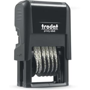 Trodat Printy 4846 Number Stamp 6 Bands Black Ink Impression Size 27 x 4mm Trodat Printy 4846 Number Stamp 6 Bands Black Ink Impression Size 27 x 4mm