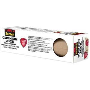 Scotch Cushion Lock Protective Wrap, 1 Roll, 304 mm x 9.14 m Sustainable Packaging Solution for Packing, Shipping and Moving, No Scissors or Tape Needed, Great Alternative to Bubble Cushion Wrap Scotch Cushion Lock Protective Wrap, 1 Roll, 304 mm x 9.14 m Sustainable Packaging Solution for Packing, Shipping and Moving, No Scissors or Tape Needed, Great Alternative to Bubble Cushion Wrap