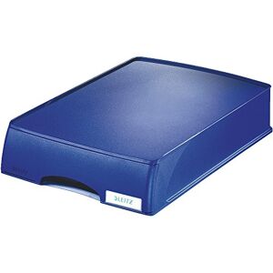 Leitz A4 Letter Tray Drawer Unit, Blue, Plus Range, 52100035 Leitz A4 Letter Tray Drawer Unit, Blue, Plus Range, 52100035