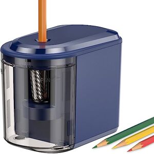 Link Dream Electric Sharpener, Stronger Spiral Blade, Automatic Sharpener, Automatic Stop for 6-8mm No.2/Colored Pencils, Battery and USB Powered Pencil Sharpener in Classroom, Office, Home Link Dream Electric Sharpener, Stronger Spiral Blade, Automatic Sharpener, Automatic Stop for 6-8mm No.2/Colored Pencils, Battery and USB Powered Pencil Sharpener in Classroom, Office, Home