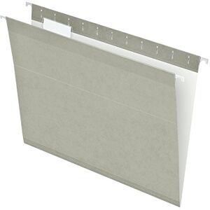 Pendaflex Reinforced Hanging File Folders, Letter Size, Gray, 1/5 Cut, 25/BX (4152 1/5 GRA) Pendaflex Reinforced Hanging File Folders, Letter Size, Gray, 1/5 Cut, 25/BX (4152 1/5 GRA)